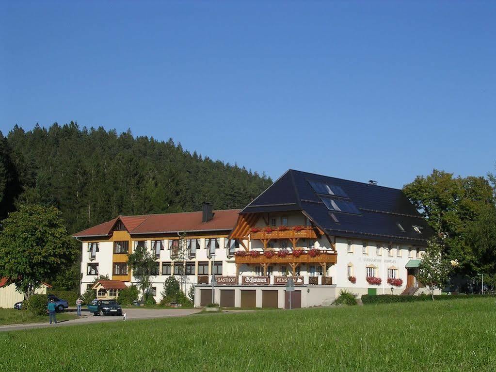 Landgasthof Zum Schwanen Hornberg Exterior foto