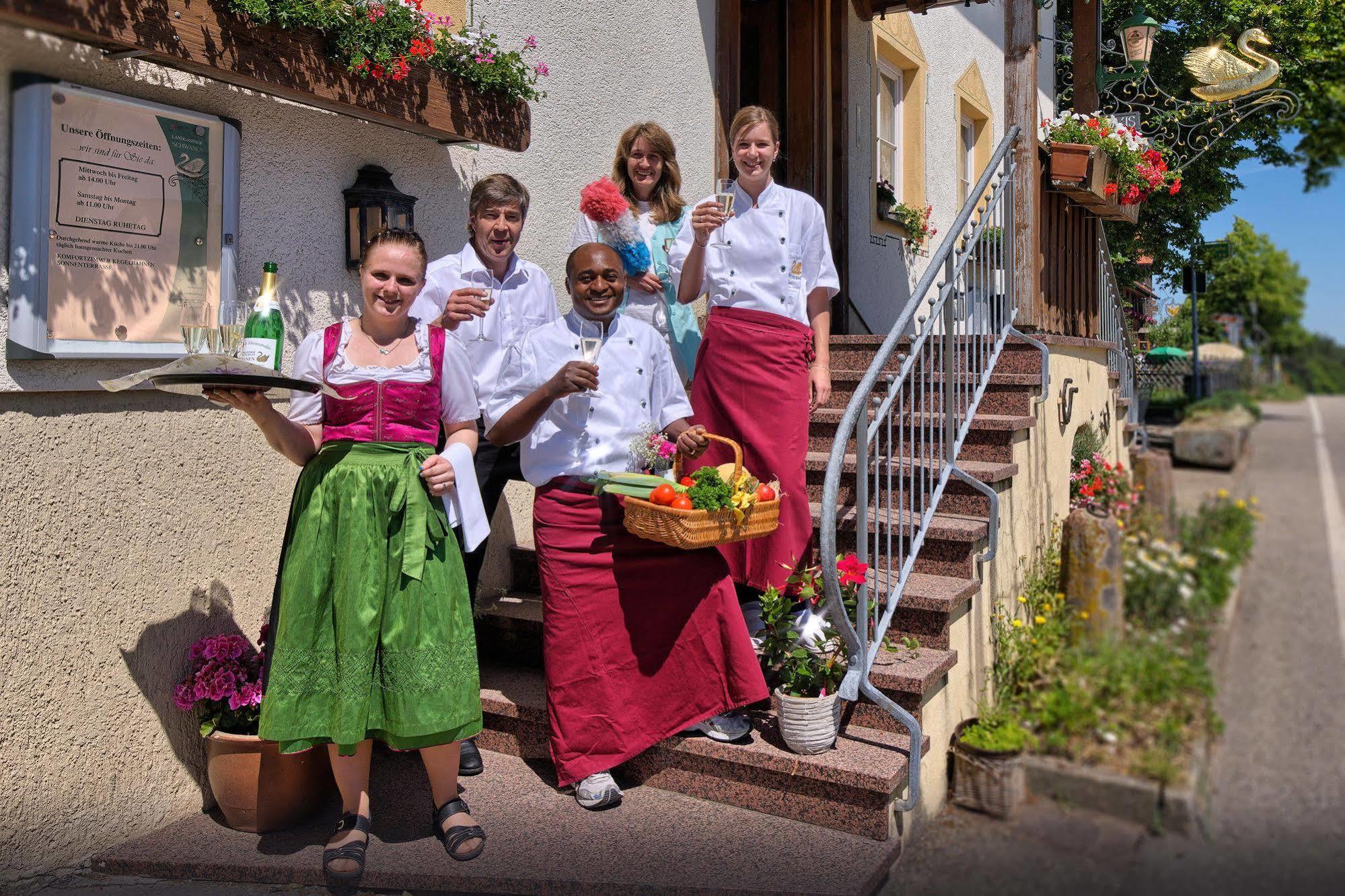 Landgasthof Zum Schwanen Hornberg Exterior foto